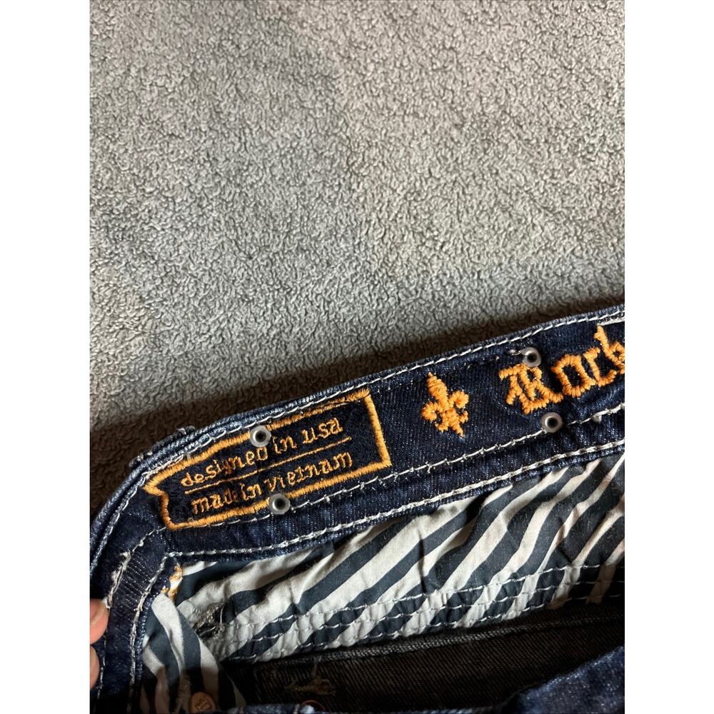 Rock Revival Women's Drew Boot Cut Distressed Jeans Low Rise Size 26 B205 - Picture 9 of 16